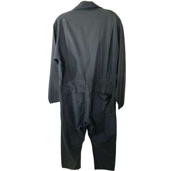 Vtg Workwear Outfitters‎ Blue Mechanic Coveralls Jumpsuit Boiler One-piece Sz 40 - Picture 5 of 7